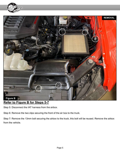 aFe Momentum XP Cold Air Intake w/Pro 5R Filter | Ford F-150 Raptor V6 3.5L (21-22) (50-30072RL)