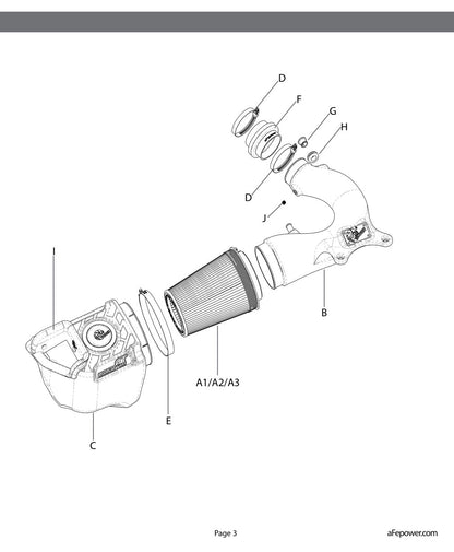 aFe Momentum GT CAI System | Jeep Wrangler JK (07-18) (50-70001R)