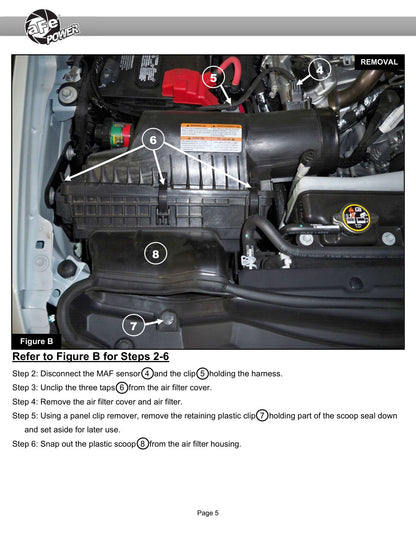aFe 20-24 Ford V8-6.7L Momentum HD CAI w/Pro DRY S | 2017-2023 F-250/350 (50-70007D-1)