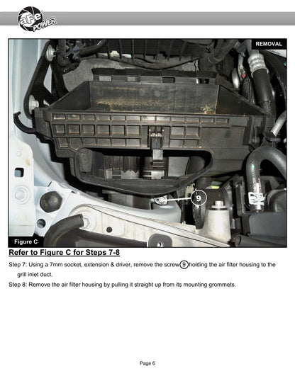 aFe 20-24 Ford V8-6.7L Momentum HD CAI w/Pro DRY S | 2017-2023 F-250/350 (50-70007D-1)