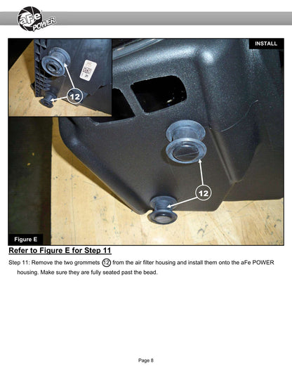 aFe 20-24 Ford V8-6.7L Momentum HD CAI w/Pro DRY S | 2017-2023 F-250/350 (50-70007D-1)