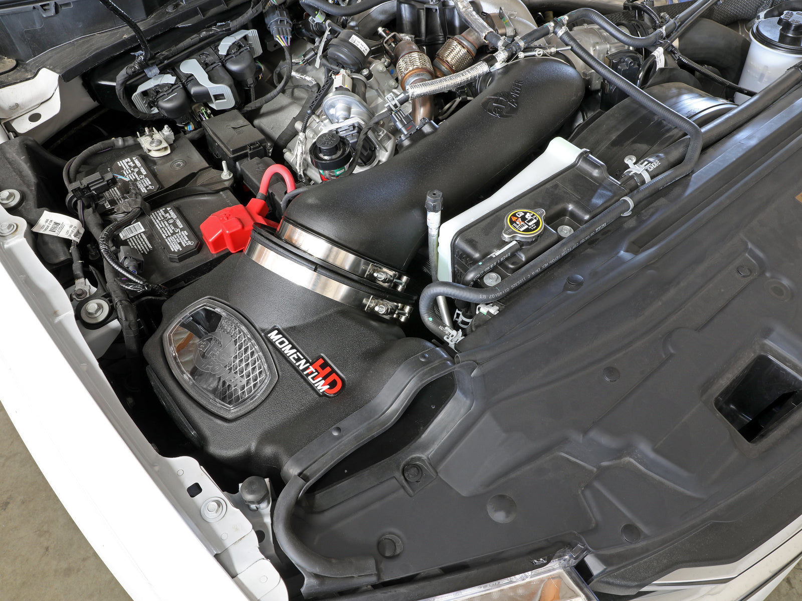 aFe 20-24 Ford V8-6.7L Momentum HD CAI w/Pro DRY S | 2017-2023 F-250/350 (50-70007D-1)