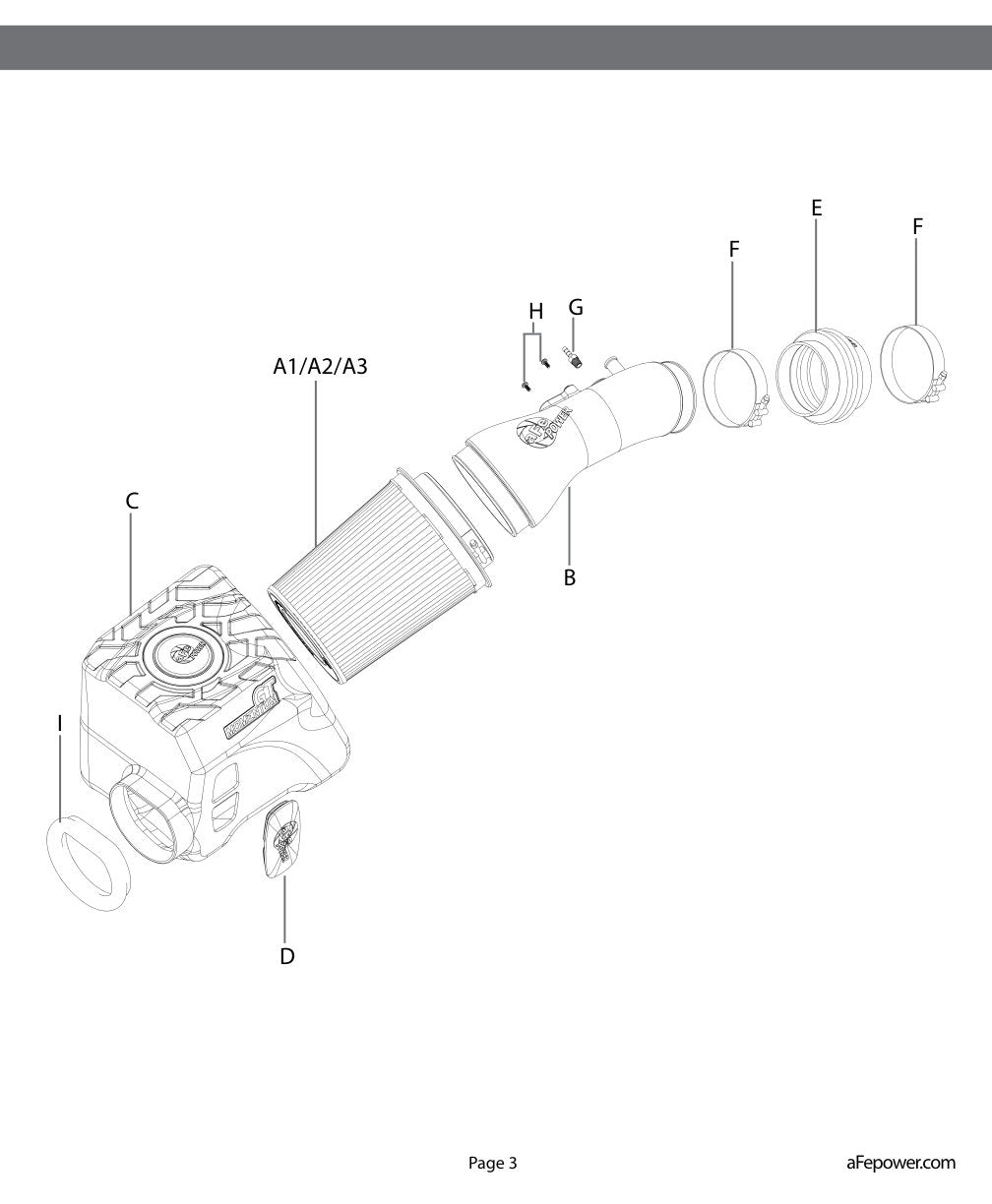 aFe Momentum GT Cold Air Intake | Lexus GX 460 (10-18) (50-70022D)