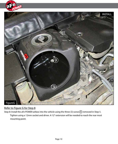 aFe Momentum GT Cold Air Intake | Lexus GX 460 (10-18) (50-70022D)