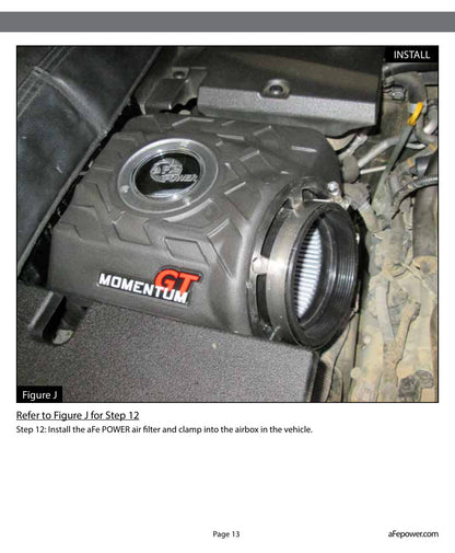 aFe Momentum GT Cold Air Intake | Lexus GX 460 (10-18) (50-70022D)
