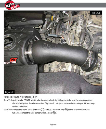 aFe Momentum GT Cold Air Intake | Lexus GX 460 (10-18) (50-70022D)