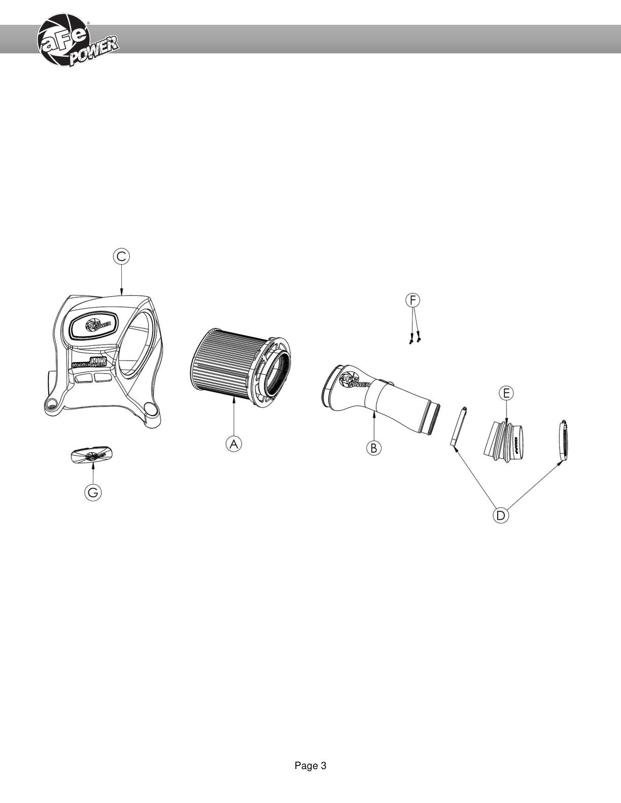 aFe Power 50-70026DN Cold Air Intake for 08-21 Toyota Land Cruiser J200 4.5L V8