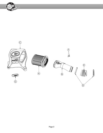 aFe Power 50-70026DN Cold Air Intake for 08-21 Toyota Land Cruiser J200 4.5L V8