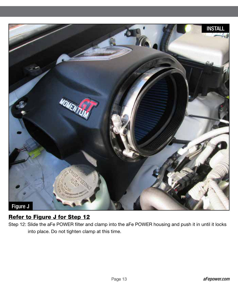 aFe 08-11 Toyota Land Cruiser V8 4.7L Momentum GT Cold Air Intake w/ Pro DRY S Media