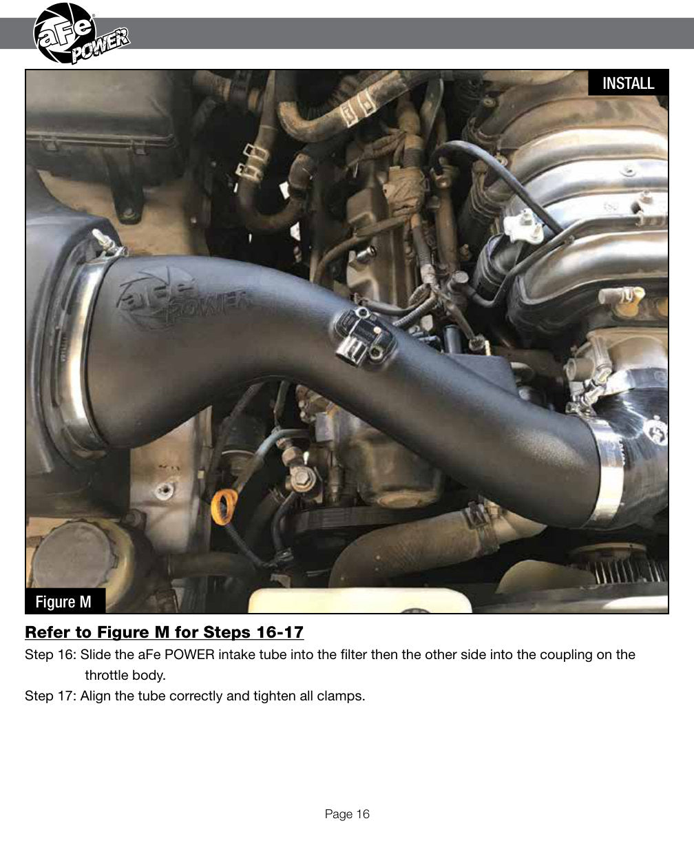 aFe 08-11 Toyota Land Cruiser V8 4.7L Momentum GT Cold Air Intake w/ Pro DRY S Media
