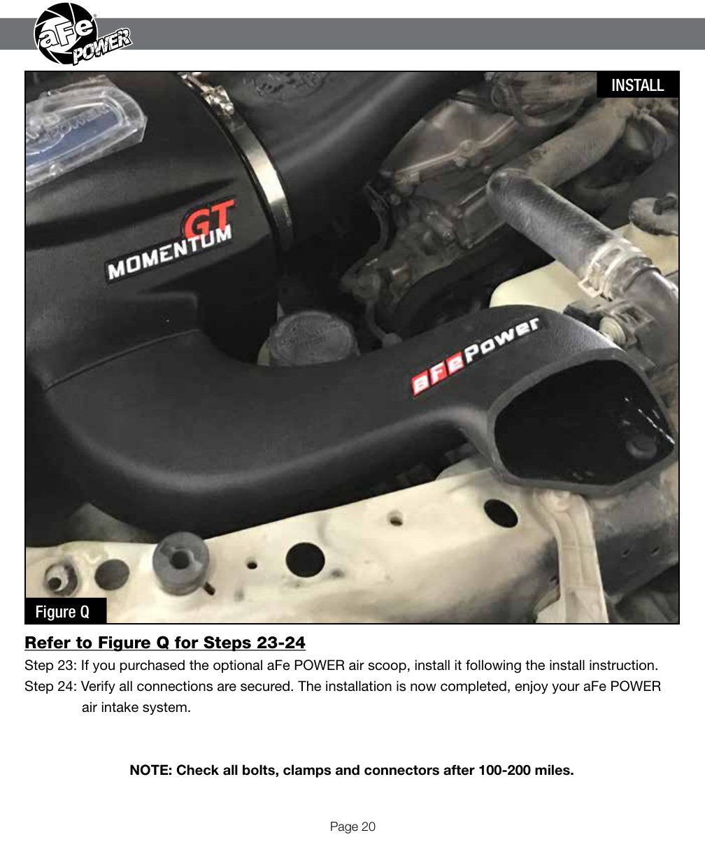 aFe 08-11 Toyota Land Cruiser V8 4.7L Momentum GT Cold Air Intake w/ Pro DRY S Media