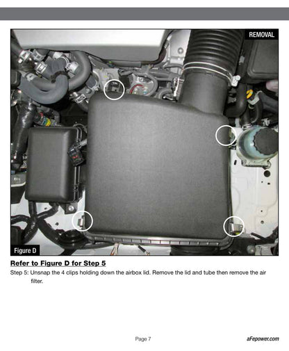 aFe 50-70027R Momentum GT Cold Air Intake w/ Pro 5R Media For Toyota LC V8