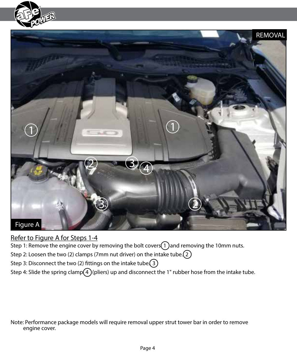 aFe Momentum GT Pro Dry S Cold Air Intake | Ford Mustang GT V8-5.0L (18-19) (50-70033D)