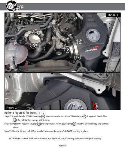 aFe Momentum GT Pro Dry S Cold Air Intake | Ford Mustang GT V8-5.0L (18-19) (50-70033D)