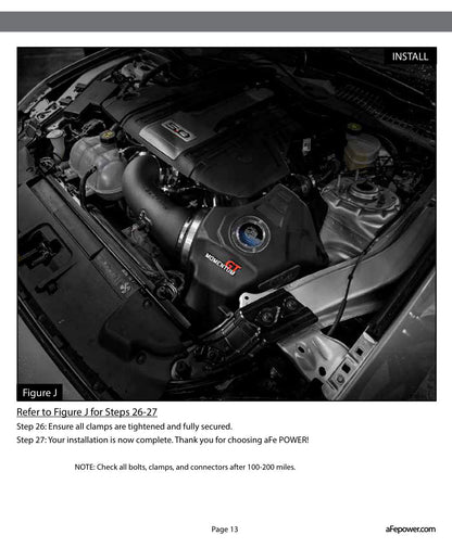 aFe Momentum GT Pro 5R Cold Air Intake System | Ford Mustang GT (18-19) (50-70033R)