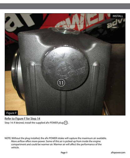 aFe Momentum HD 9in Cold Air Intake | Nissan Titan XD 17-21 (50-70034D)
