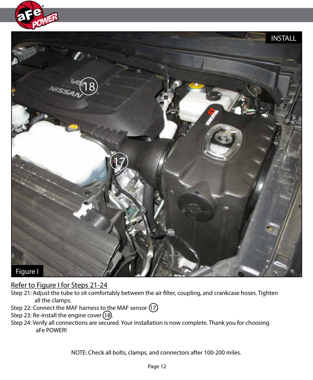 aFe Momentum HD 9in Cold Air Intake | Nissan Titan XD 17-21 (50-70034D)