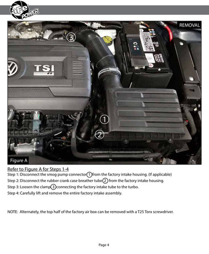 aFe Momentum GT CAI | VW Golf R/GTI (12-20) (50-70036D)