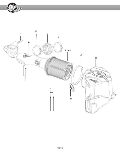 aFe Momentum GT Pro 5R Cold Air Intake | GM Silverado/Sierra 1500 V6-4.3L/V8-5.3/6.2L (50-70044R)