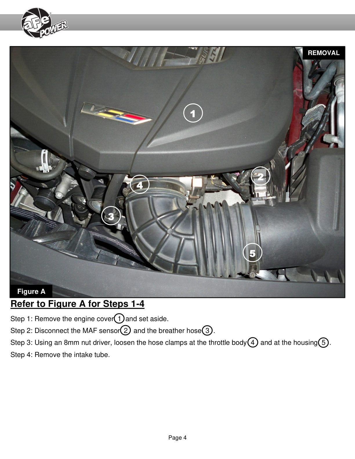 aFe Momentum GT Pro DRY S Cold Air Intake Cadillac CTS-V (50-70049D)