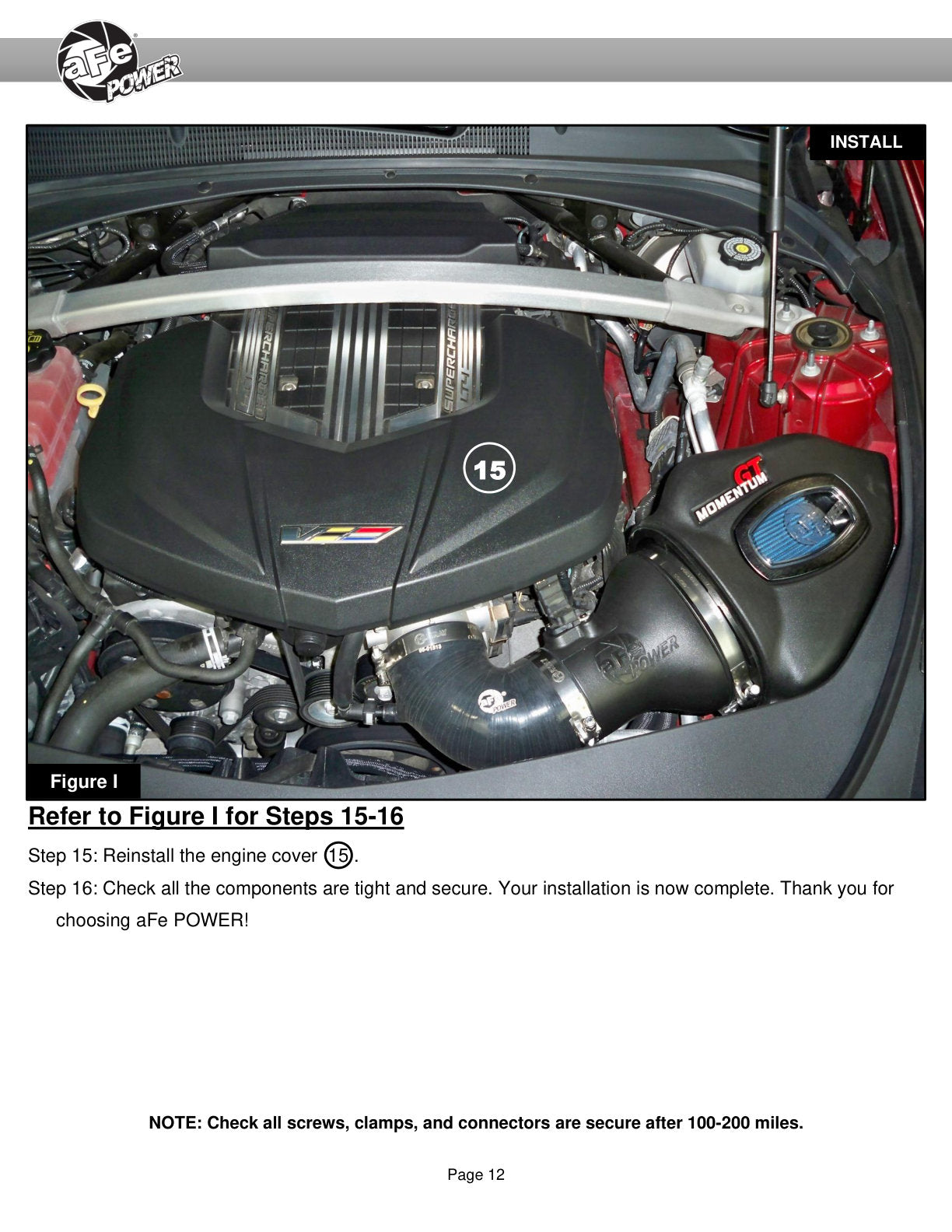 aFe Momentum GT Pro DRY S Cold Air Intake Cadillac CTS-V (50-70049D)