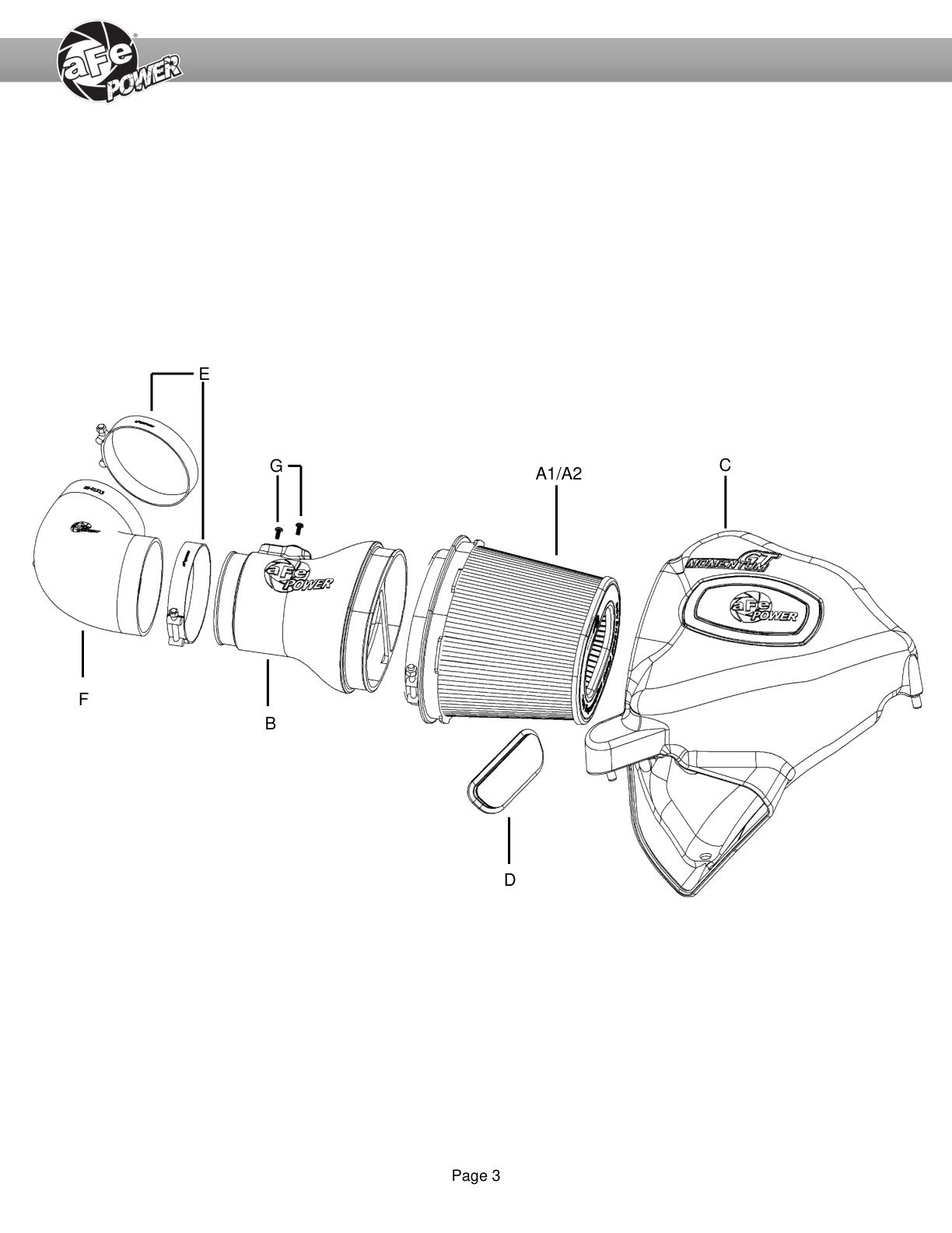 aFe Momentum GT Pro 5R Cold Air Intake | Cadillac CTS-V GM Alpha (15-19) (50-70049R)