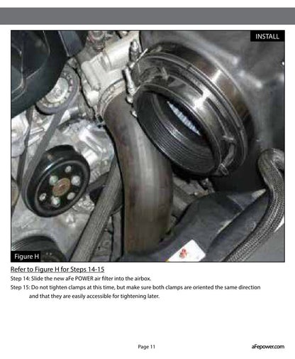 aFe Momentum GT CAIS | Ford Mustang (18-19) 2.3L EcoBoost w/ Pro 5R Media (50-70050R)