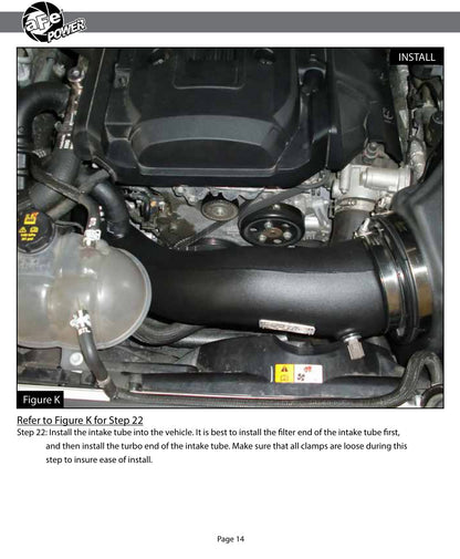 aFe Momentum GT CAIS | Ford Mustang (18-19) 2.3L EcoBoost w/ Pro 5R Media (50-70050R)