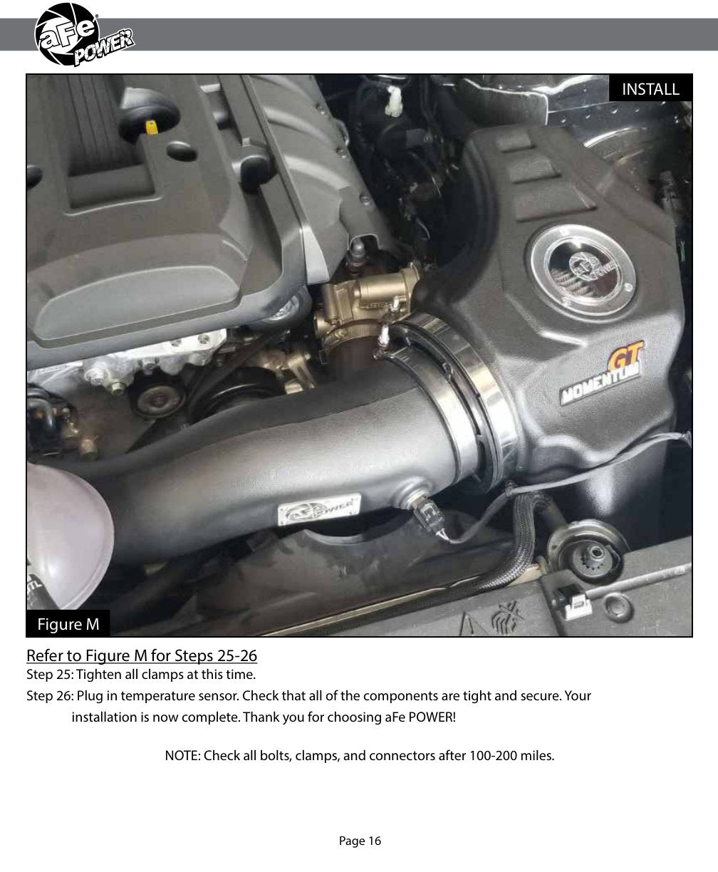 aFe Momentum GT CAIS | Ford Mustang (18-19) 2.3L EcoBoost w/ Pro 5R Media (50-70050R)