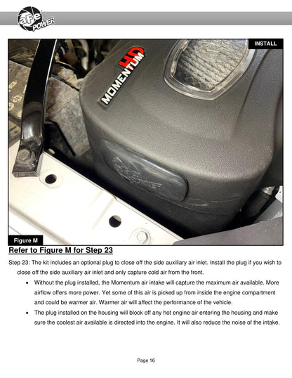 aFe HD 10R Cold Air Intake System | RAM Diesel Trucks L6 6.7L (19-20) (50-70051T)