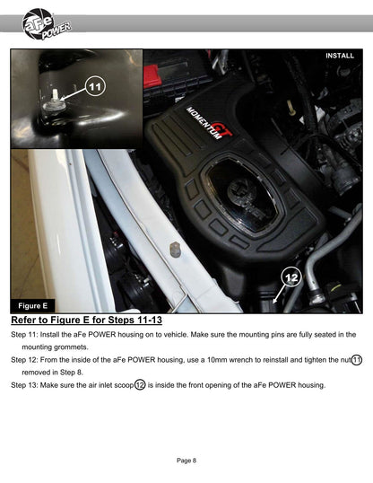 aFe Momentum Cold Air Intake w/ Pro Dry S Filter | GM 2500/3500HD V8 6.6L (20) (50-70055D)