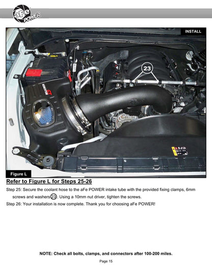 aFe Momentum Cold Air Intake w/ Pro Dry S Filter | GM 2500/3500HD V8 6.6L (20) (50-70055D)