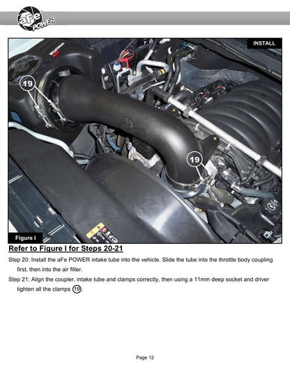 aFe Momentum GT Pro 5R Cold Air Intake | GM Trucks 2500/3500HD V8-6.6L (20) (50-70055R)
