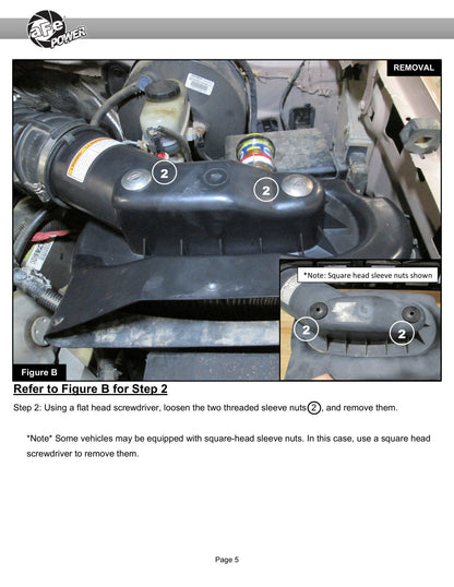aFe Momentum HD Cold Air Intake w/ Pro Dry S Media | Ford Powerstroke 7.3L (94-97) (50-70057D)