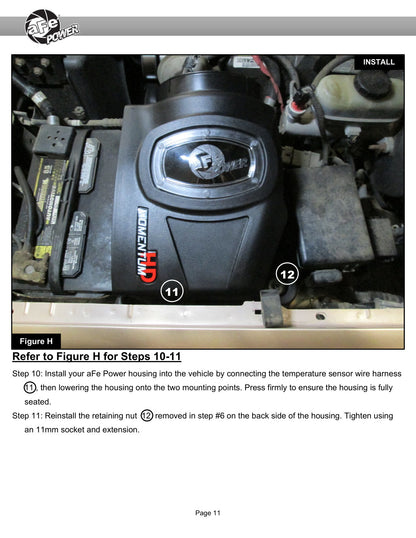 aFe Momentum HD Cold Air Intake w/ Pro Dry S Media | Ford Powerstroke 7.3L (94-97) (50-70057D)