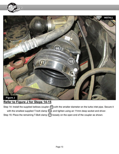 aFe Momentum HD Cold Air Intake w/ Pro Dry S Media | Ford Powerstroke 7.3L (94-97) (50-70057D)