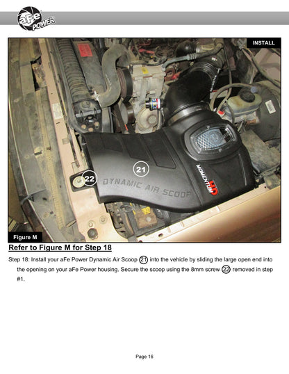 aFe Momentum HD Cold Air Intake w/ Pro Dry S Media | Ford Powerstroke 7.3L (94-97) (50-70057D)