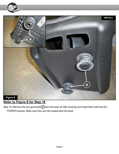 aFe Momentum GT Cold Air Intake System w/ Pro Dry S | Ford F-250/F-350 Super Duty V8-7.3L (50-70058D)