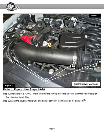 aFe Momentum GT Cold Air Intake System w/ Pro Dry S | Ford F-250/F-350 Super Duty V8-7.3L (50-70058D)
