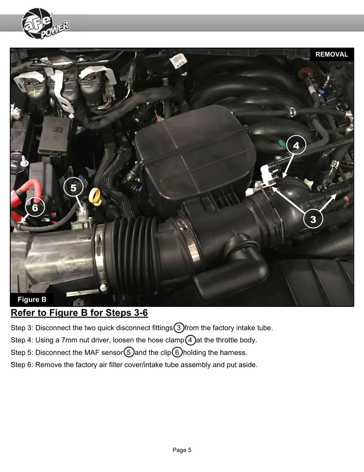 aFe Momentum GT Cold Air Intake w/ Pro 5R Filter | Ford F-250/F-350 Super Duty V8-7.3L (50-70058R)