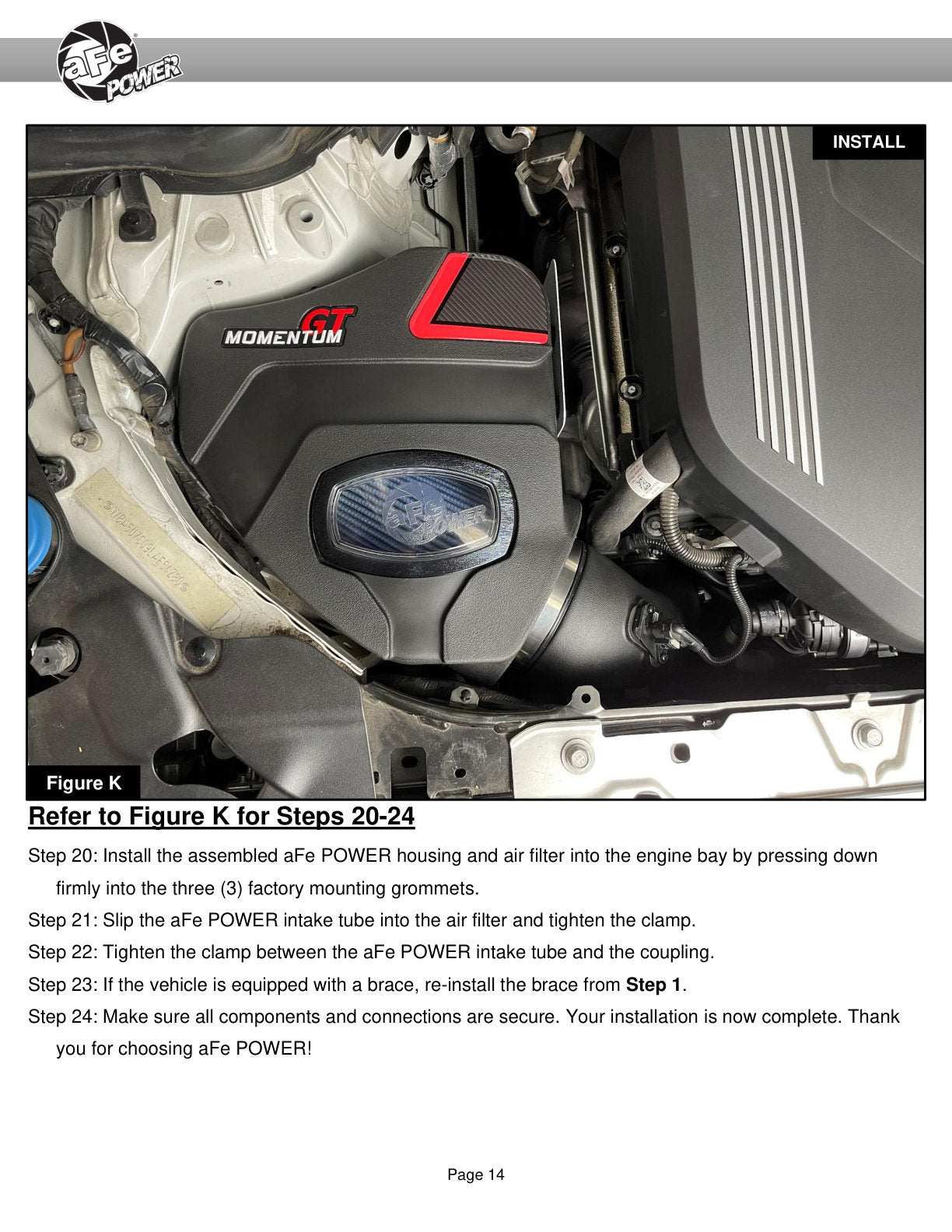 aFe Momentum GT Cold Air Intake System | BMW 330i B46/B48 (50-70061D)
