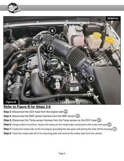 aFe Momentum HD Cold Air Intake w/ Pro GUARD7 | Jeep Wrangler JL V6-3.0L TD (50-70062G)