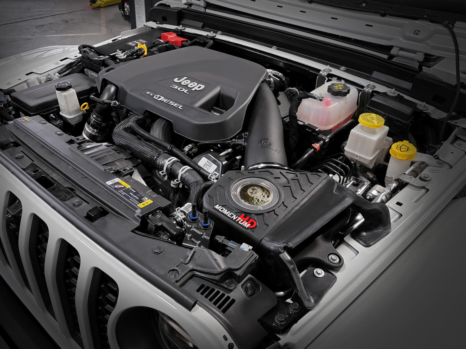 aFe Momentum HD Cold Air Intake w/ Pro GUARD7 | Jeep Wrangler JL V6-3.0L TD (50-70062G)