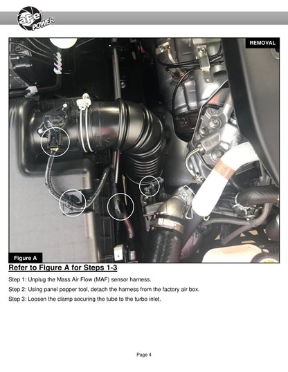 aFe 50-70063T Cold Air Intake System Kit Set for 15-26 Fortuner Hilux 2.4L 2.8L