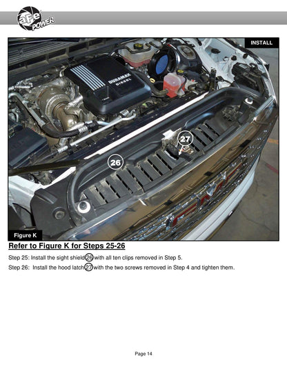 aFe Momentum HD 3.0V6 Diesel CAI | GM Silverado EV/Suburban/Tahoe/Yukon XL (50-70064T)