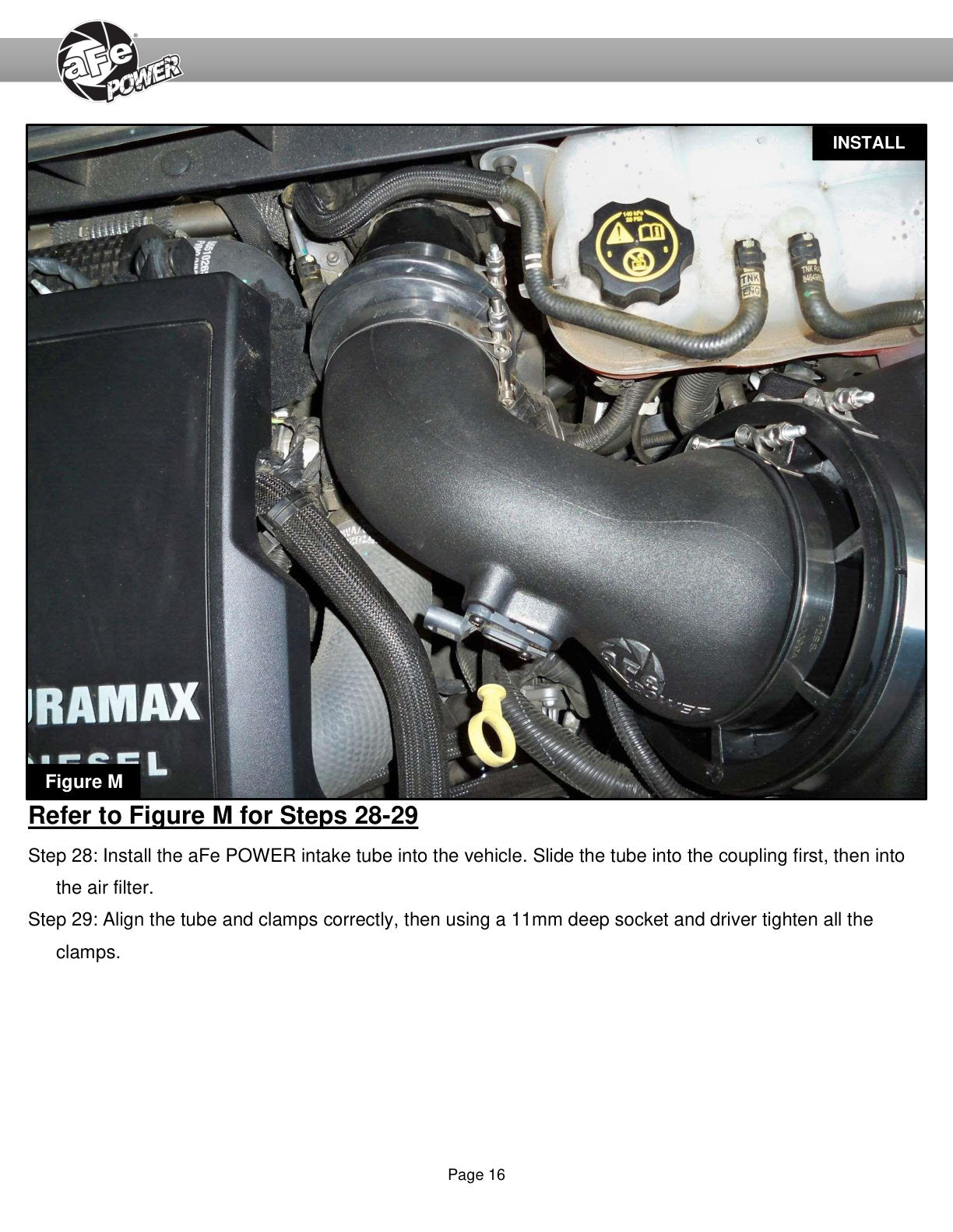 aFe Momentum HD 3.0V6 Diesel CAI | GM Silverado EV/Suburban/Tahoe/Yukon XL (50-70064T)