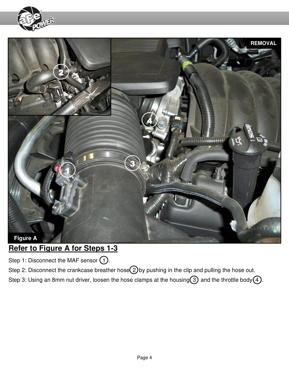aFe Momentum GT Pro DRY S Cold Air Intake | GM SUV 2019-2021 5.3L V8 (50-70066D)