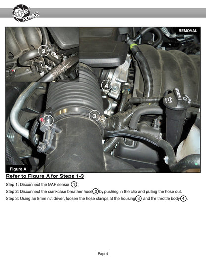 aFe Momentum GT Pro DRY S Cold Air Intake | GM SUV 2019-2021 5.3L V8 (50-70066D)