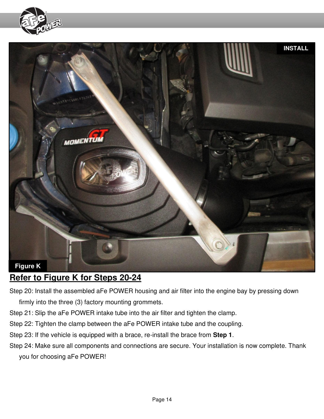 aFe Momentum GT Cold Air Intake w/ Pro 5R Filter | BMW 530 (17-21) (50-70067R)