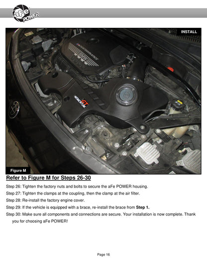 aFe Momentum GT Cold Air Intake System | Mini Cooper S (F56) (19-21) (50-70068D)